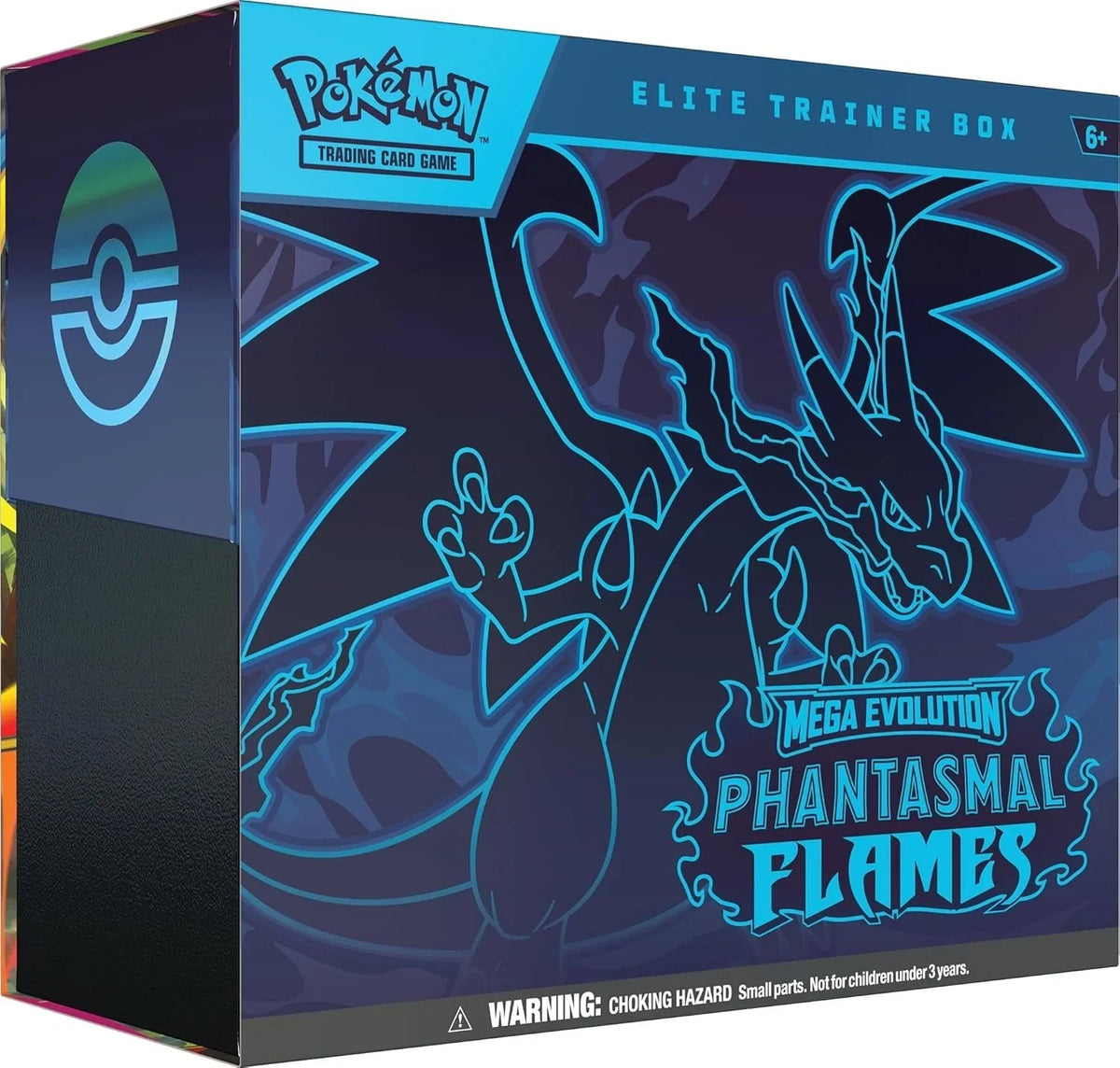 Pokémon TCG: Mega Evolution—Phantasmal Flames Elite Trainer Box (ME02) – Charcadet Promo & 9 Booster Packs