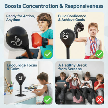 Punching Bag for Kids – Suction Cup Indoor Active Play Toy
