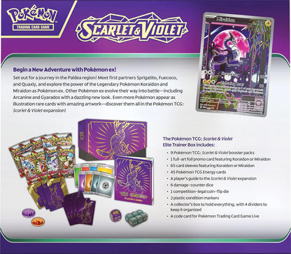 Pokémon TCG: Scarlet & Violet – Base Set Elite Trainer Box (Koraidon / Miraidon)